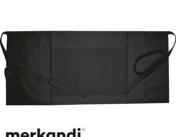 Cotton Apron Koldby in Black Durable Comfortable Kitchen Apron with Pockets