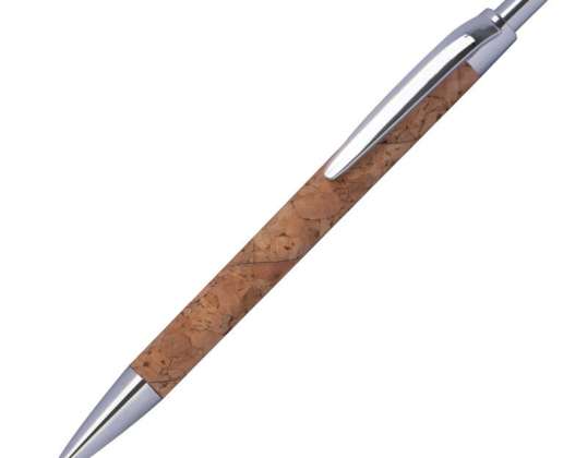 Breda Cork Ballpoint Pen in Brown Sustainable &amp; Elegant