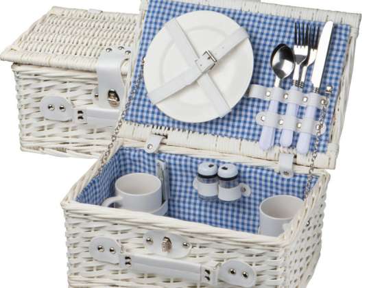 Emmerlev Picnic Suitcase in White Elegant &amp; Functional