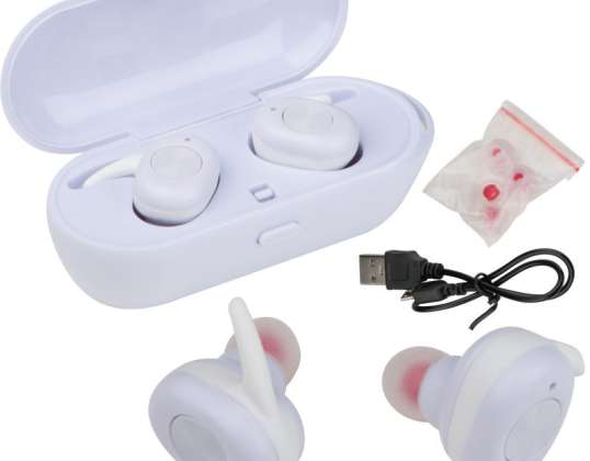 Warsaw In Ear Bluetooth Earbuds Pure White