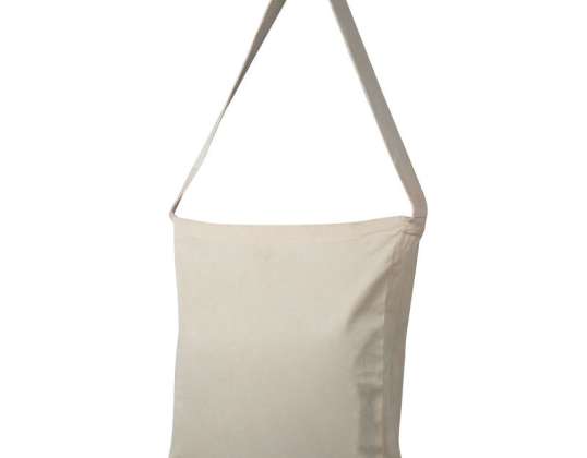 Sac en coton blanc Lehbek avec sangle en toile Élégant et robuste