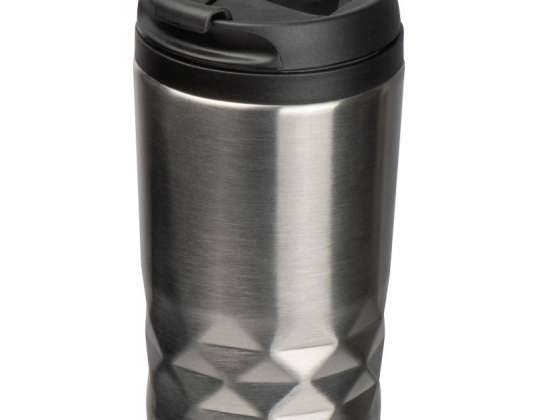 Roma Insulated Mug 400 ml – Stylish Mug in Silver Grey