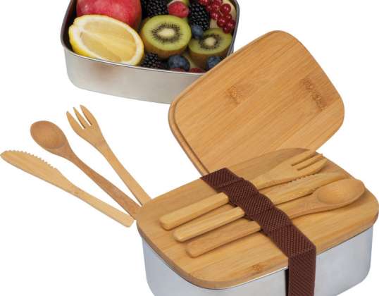 Große Brotzeitbox Diest   Beige  Geräumige Lunchbox  Robuste Lebensmittelaufbewahrung