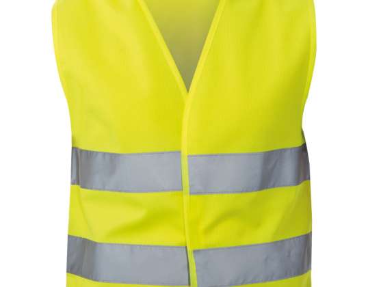 Gilet de sécurité pour enfants Ilo en jaune vif – sûr et visible pour la protection