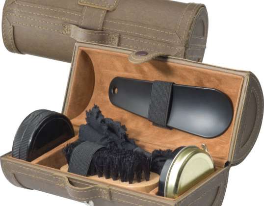 Grenoble Shoe Shine Roll Compact and Practical Colour Brown Ideal for travel and everyday life