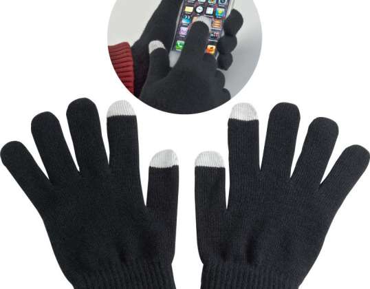 Acrylic Gloves Cary Black: Warm and Stylish Accessories for Cold Days