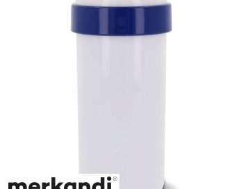 Drinking cup Fresh 360 ml White/Blue Modern plastic cup for cold and hot drinks