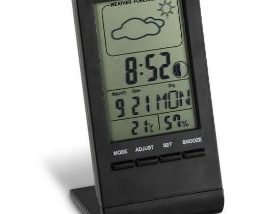 Black Electronic Weather Station High Precision Measurements