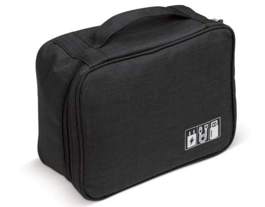 Travel Essentials Electronics Organizer in Black Safe &amp; Neat 100 Characters