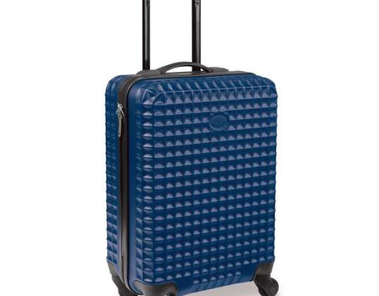 Wheeled suitcase dark blue: Robust and elegant trolley for every trip