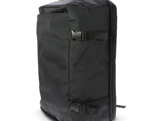 Laptop Backpack and Short Trip Bag 30L – Black and Versatile