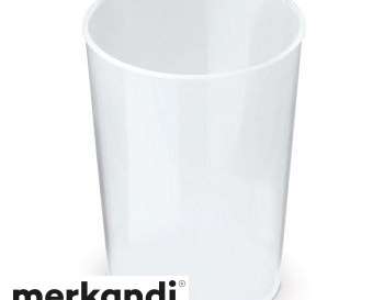 Stackable drinking cup made of organic PE 250 ml Transparent Environmentally friendly plastic cup