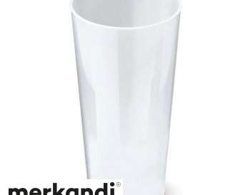 Stackable drinking cup made of Bio PE 500 ml Transparent Eco-friendly plastic cup