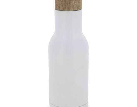 Gustav Water Bottle 340ml Compact &amp; Stylish White