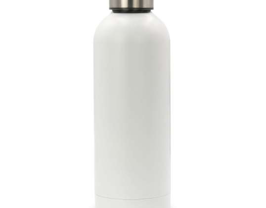 Thermo Water Bottle Sublimation Design 500 ml Capacity in White