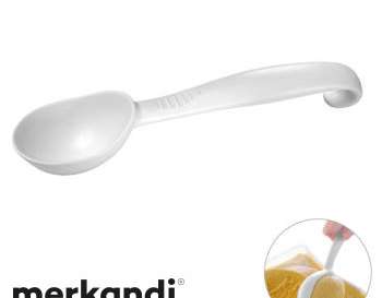 Practical ice cream scoop white Perfect ice cream spoon for even scoops