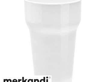 Stackable cup 200 ml White Space-saving and robust plastic drinking cup