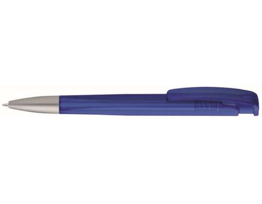 Modern Lineo Frozen Si Retractable Ballpoint Pen in Dark Blue Stylish Office Supplies