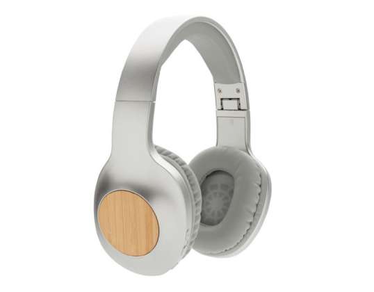 Dakota Bamboo Wireless Headphones Double Grey