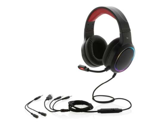 RGB Gaming Headphones High Performance Sound Stylish Black