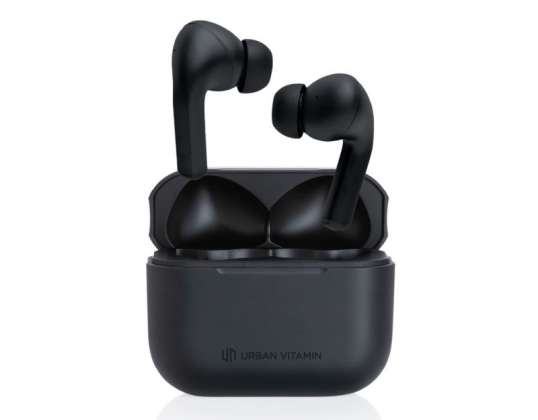 Urban Vitamin Alamo ANC Headphones Soundproofing Black Earplugs