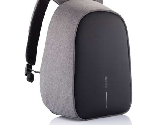 Bobby Hero Regular Anti Theft Backpack Grey/Black Safe &amp; Stylish Backpack for Everyday Life