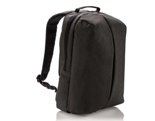 Multifunctional office and sports backpack in black – versatile