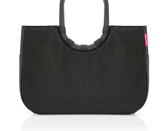 Loopshopper L Frame Black Stylish and spacious shopping bag