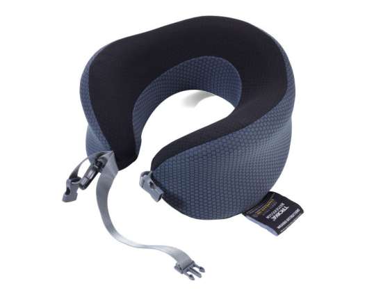 Troika BUSINESS TRAVEL PILLOW Cuscino ergonomico per il collo in grigio nero