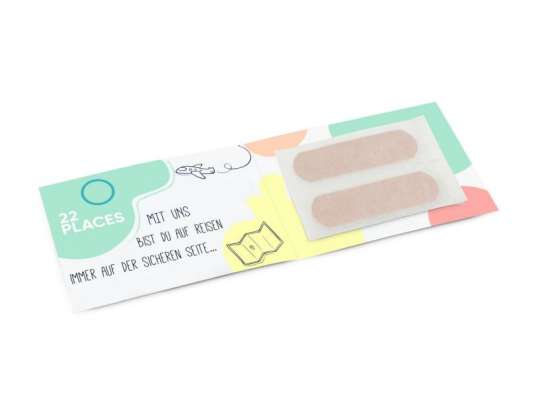 Plaster Pencil Case DUO – Standard Plaster Practical First Aid Kit for at Home and on the Go