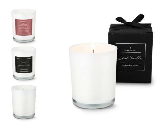 ROMOSCENT Sød Vanilje Aroma Candle – Cremet Vanilje Duftlys