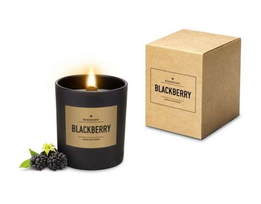 ROMOSCENT Blackberry Duftkerze – Belebende Aromakerze mit Brombeerduft