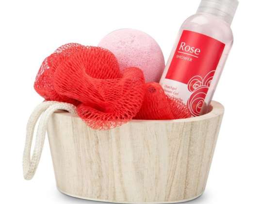 Wellness gift set 'Red in Balance' – Energizing red care set for harmony