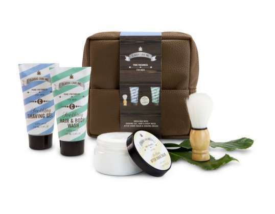 Wellness gift set 'Classic Care' – care selection for him