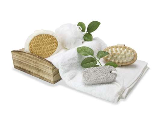 Luxury Wellness Box in White: Care Set for Body &amp; Soul