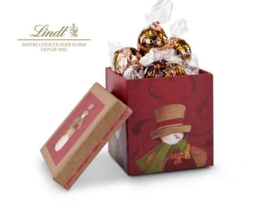 Cute snowman gift set Winter sweets in festive packaging