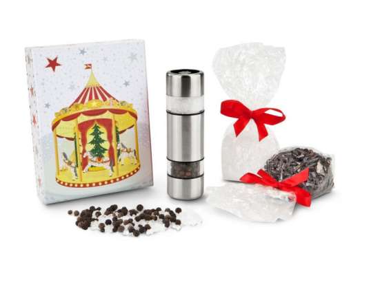 Christmas Duet Salt &amp; Pepper Set Festive seasoning for the dining table