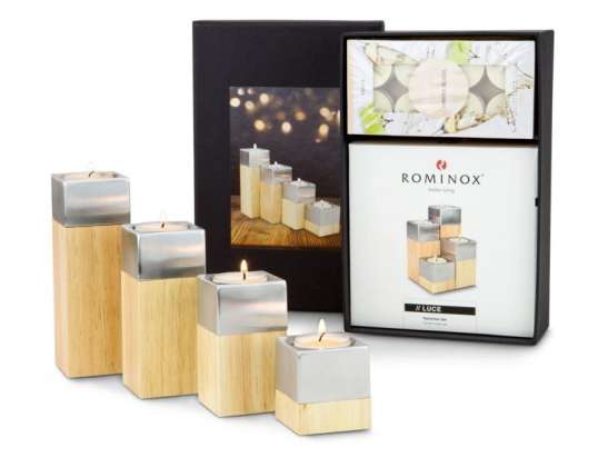 Coffret cadeau exclusif quatuor de bougies – idéal pour toutes les occasions