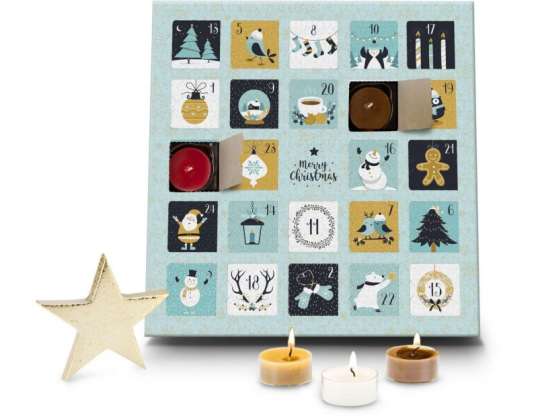 Charming Christmas Scented Candles Advent Calendar – Festive Pre-Christmas Joy