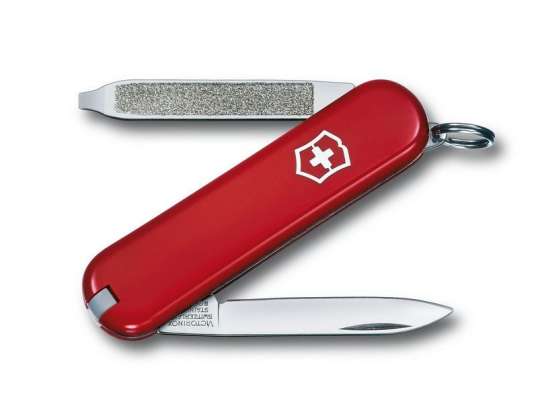 ESCORT Swiss Army Knife Red compact and versatile for everyday use and outdoors