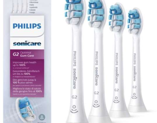 Philips Sonicare G2 Optimal Gum Care HX9034/10 Replacement Brush Heads - Pack of 4