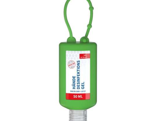 50ml Bumper Hand Sanitizer Gel DIN EN 1500 Label Green