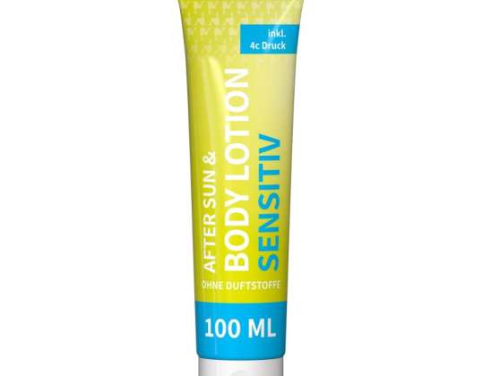 100 ml Tube Body & After Sun Care Lotion for sensitiv hud Full Body Print