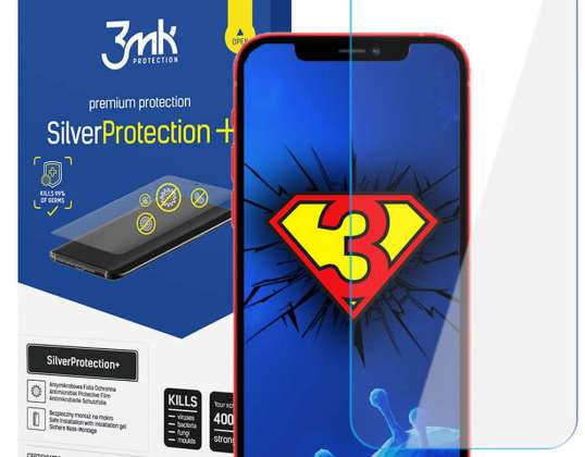 Silver Protection 3mk 7H Full Screen Antivirus Film for Apple iPh