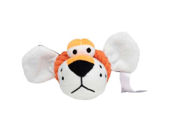 MiniFeet Dog Knot Toy Tiger Orange Plush Toy Interactive Pet Accessories