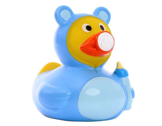 Beak Squeaky Duck Baby in Light Blue Gentle Children's Bath Toy