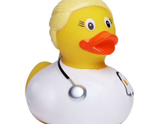 Schnabels Squeaky Duck Doctor Blonde in Colorful Medical Educational Toy