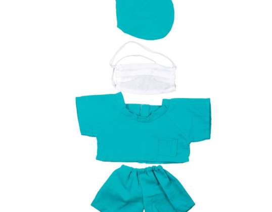 Taille S Vêtements chirurgicaux Blouse chirurgicale professionnelle en turquoise vif pour le personnel médical