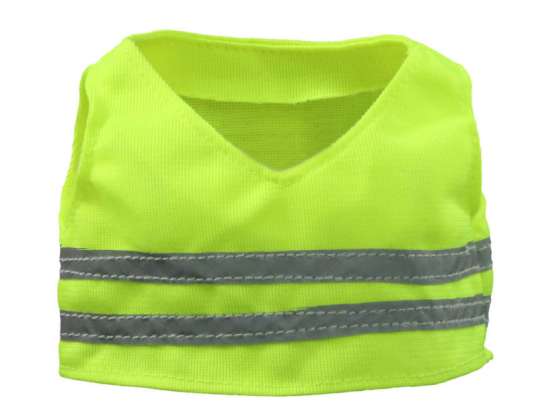 Mini safety vest in size S Eye-catching neon yellow safety accessory for little adventurers