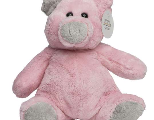 MiniFeet Cochon Trine Rose Peluche pour Enfants Cadeau mignon